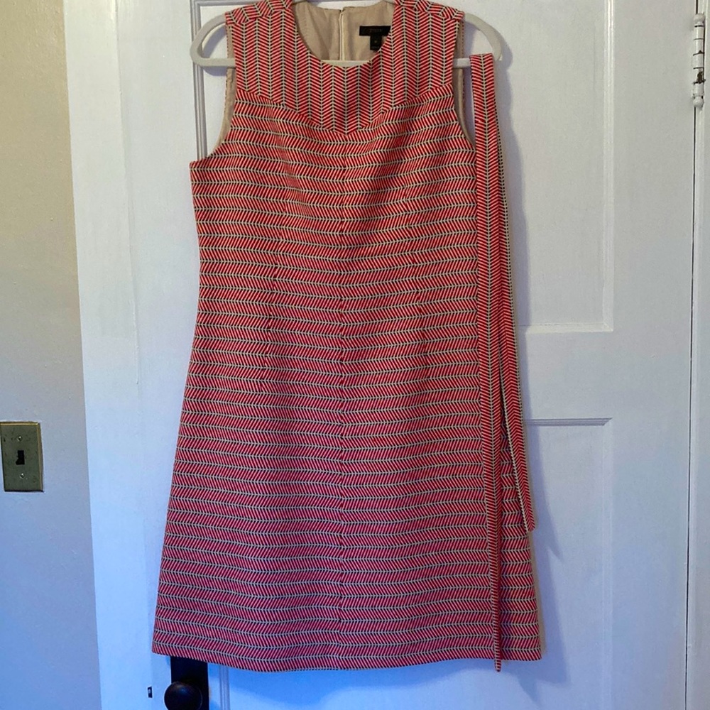 J Crew Red Work Dress